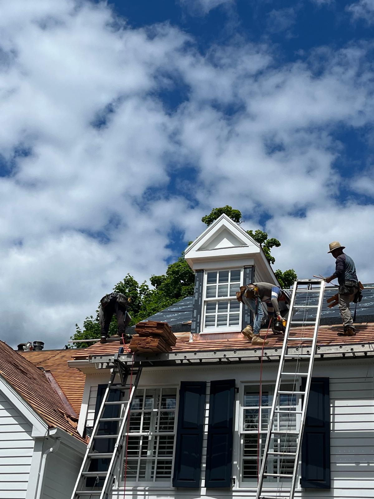 Orange Exteriors roof installation